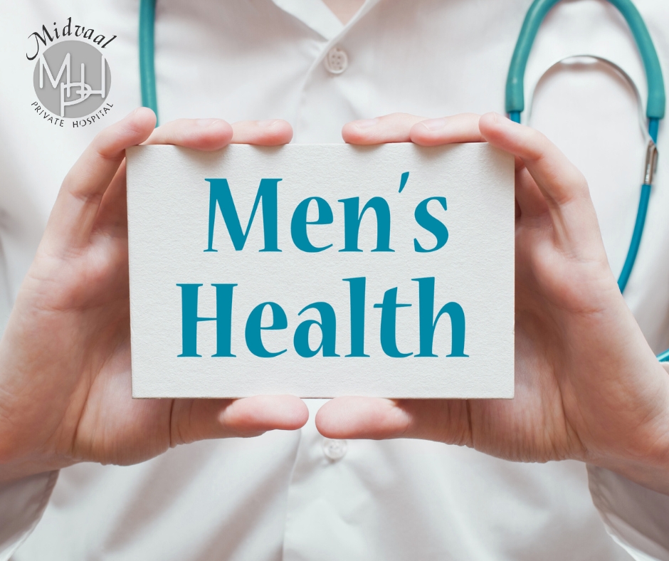 Doctor discussing prostate screening options with patient at Midvaal Hospitaal